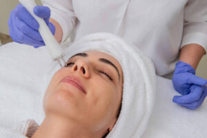 Radio frequency for lifting and infusing collagen